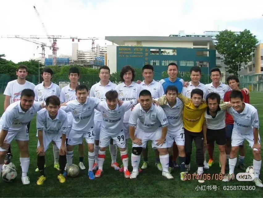 2014 年 6 月 8 日 STAR FC 白色球衣球队合影